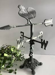 Vintage Cast Iron Weathervane Vintage Rooster Weathervane ...