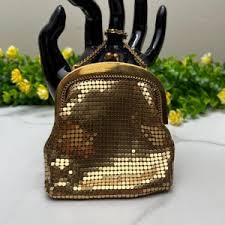 Vintage Signed Whiting and Davis Gold Mesh Purse - Lovely - Etsy