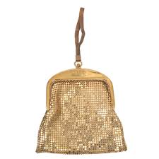 Whiting and Davis Gold Mesh Bag For Sale at 1stDibs | whiting and davis mesh bag, mesh whiting and davis bags, whiting and davis gold mesh bag