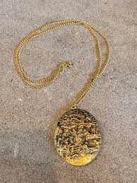 Vintage Revlon Intimate Heirloom Solid Perfume Locket ...