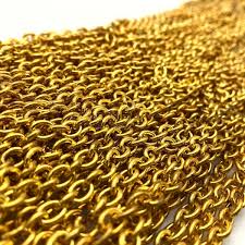 Brass Oval Link Plated Chain 6x7mm (Sold By The Foot) (BRA73 ...