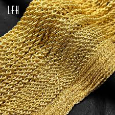 Au750 Twisted Rope Chain Necklace - Pure 18k Gold Jewelry