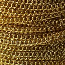 10 ft Gold Plated SOLDERED FACET sturdy Chunky Curb Chain ...