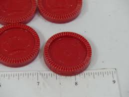 Vintage Checkers Board Game Lot 12 Red Crown Mover Replacement Parts Only | eBay