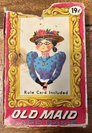 Vintage 1950's Old Maid Card Game By Whitman Complete #4109 ...