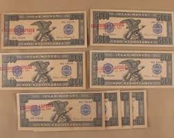 1960's Whitman Publishing Play Money Stamped "columbia ...