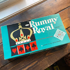 Vintage Whitman RUMMY ROYAL GAME 1962 Table Sized Game Sheet ...