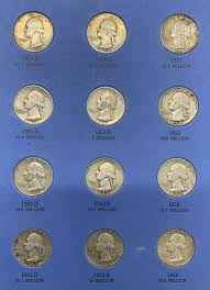 1932-1959 Washington Silver Quarter Set, 2 Complete Whitman ...