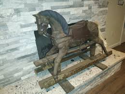 antique wooden rocking horse | eBay