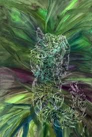 Abstraction cat Painting by Natalia Mikhaylina | Saatchi Art ...