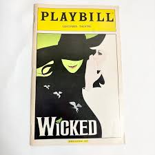 Wicked Playbill Original Broadway Cast 2004 Gershwin ...