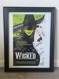 Signed Wicked Poster | Mercari
