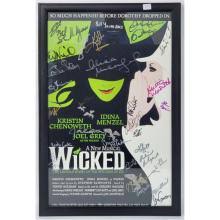 Sold at Auction: Broadway Show Poster "Wicked". Signed