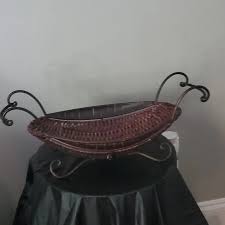Accents | No Damage Antique Wicker Oval Basket | Poshmark