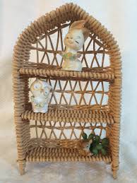 Miniature Wicker Shelves | Vintage Wicker Doll/plant Shelves | Vintage Miniature Shelves in Light Brown Wicker | Boho Plant Shelves - Etsy