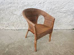 Vintage Rattan Chair / Wicker Chair / Retro Patio Furniture/ Vintage Rattan Furniture/ Rattan Chair/ Outdoor Furniture/ 80s - Etsy India