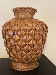 Wicker Brown Vases for sale | eBay