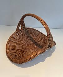 Rattan Logs Holder For Sale at 1stDibs
