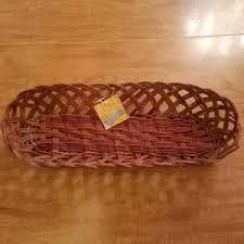 Accents | Woven Long Basket Makes A Great Gift Basket | Poshmark