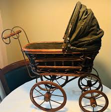 Vintage Antique Victorian Baby Doll Carriage Stroller Buggy ...