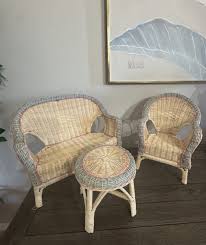 wicker loveseat products for sale | eBay