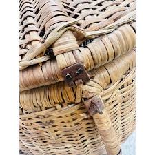 Vintage French Elephant Basket | Chairish