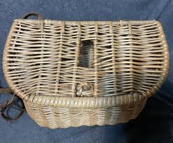 French Center Hole Whole Wicker Fishing Creel - Lava Creek Trading Company