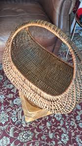 Vintage Gondola Basket Wicker Woven Brown - Etsy Canada