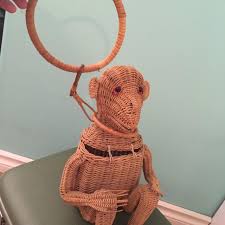 Vintage wicker monkey purse. A unique bag perfect... | Depop