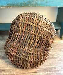 Vintage Woven Wicker Egg Basket: Rustic Farmhouse Decor - Etsy