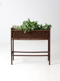 Antique Woven Wicker Planter, Plant Stand - Etsy