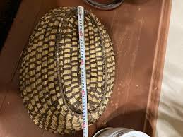 Vintage Antique Wicker Basket Old Handmade Basket Country ...