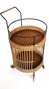 Vintage rattan serving trolley | €139 | Whoppah
