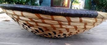 Ten Thousand Villages Handcrafted Raffia Wicker Rattan Basket Size 13x13 | eBay