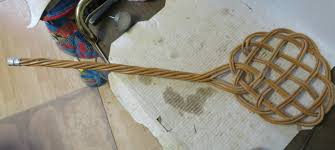 Vintage Bamboo Wicker Rattan Rug Beater 29" Long by 9 ...