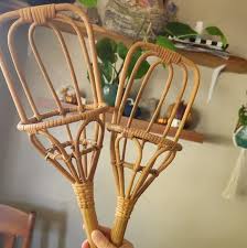 Vintage | Accents | Vintage Wickerrattan Takraw Ball Toss ...