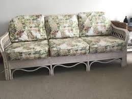 White Wicker Sofa Set for Sale in Monroe, NC - OfferUp