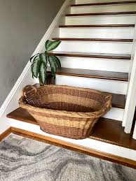 Beautiful Vintage French Style Laundry Basket so Many Ways to Use This in Your Home! - Etsy