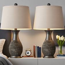 Bungalow Rose Table Lamps Set Of 2 With Usb Charging Ports ...