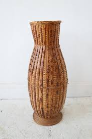 At 1st Sight - New Products - Large Vintage Woven Rattan Vase