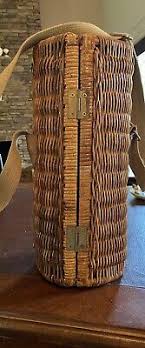wicker 1 bottle wine carrier | eBay