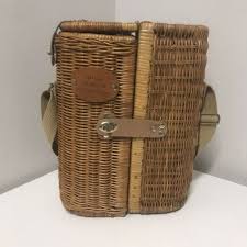 Picnic Time Wine Wicker Basket with Accessories For Two | eBay