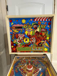 Vintage 60's Big Top Pinball Machine Works - Indoor Games ...