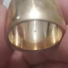 Accessories | Stamped 18k Gold Heavy Rings Size 2mm Or 105 | Poshmark