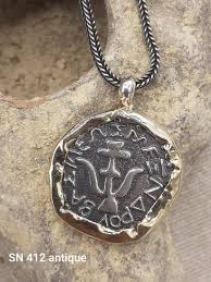 Widow's Mite Ancient Coin Jewelry 925 Sterling Silver in ...