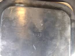 Silver On Copper Rectangular Tray Silverplate Canada Vintage ...