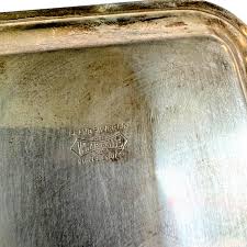 Vintage 1940s Grand Silver Co. Wear-brite Nickel Silver Tray ...