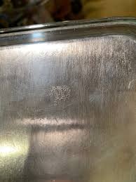VINTAGE! SF Co Silver Etched Design Rectangular Serving ...