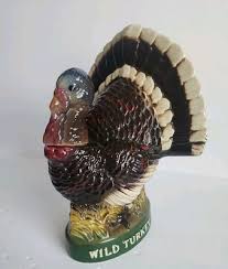 Vintage Austin Nichols Wild Turkey Ceramic #8 Empty Decanter Bottle | eBay