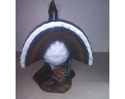 Quail 11" Figurine Fay Dunbar Hand Painted Vintage Art ...